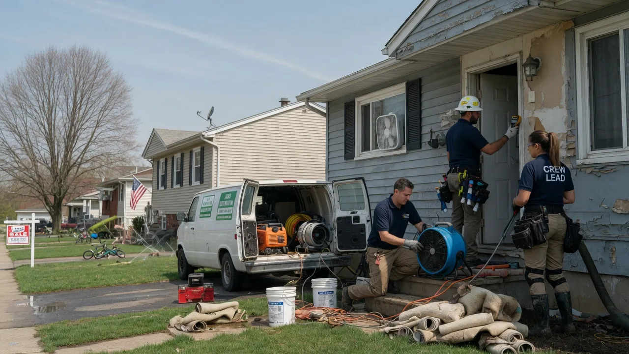 Flood Cleanup in Cortland, OH near me