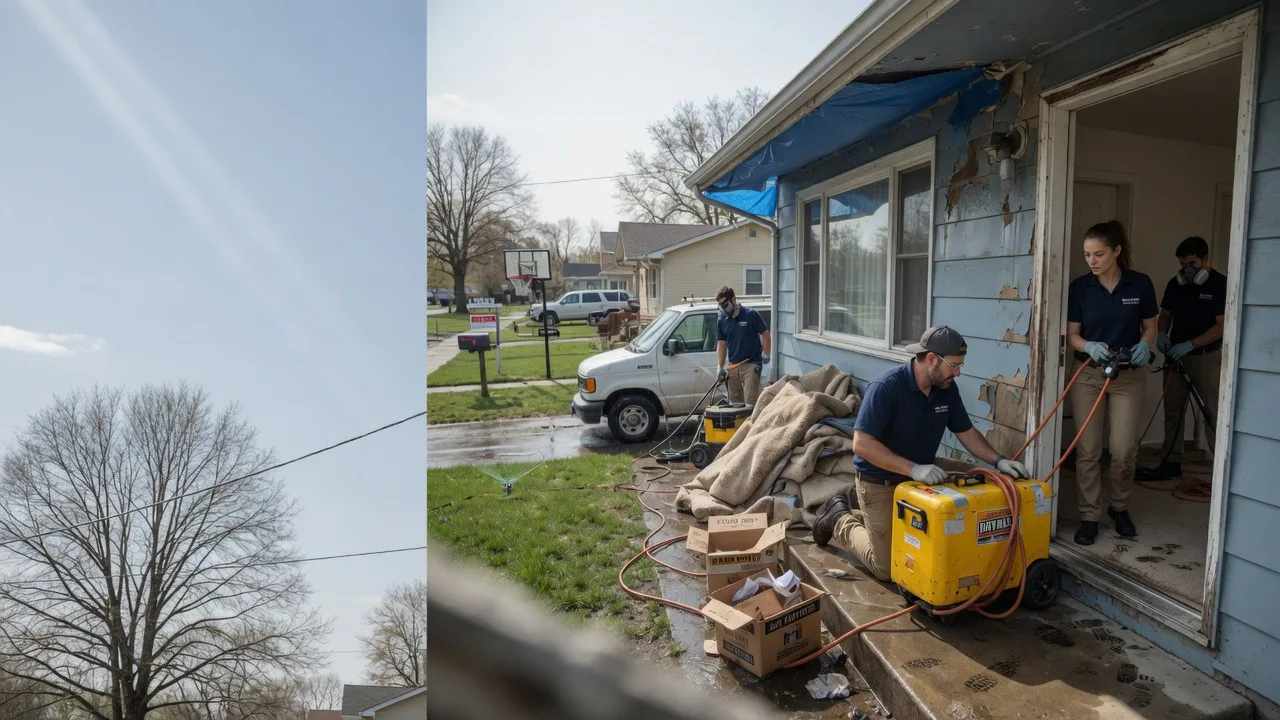 Basement Flood Cleanup in Cortland, OH near me